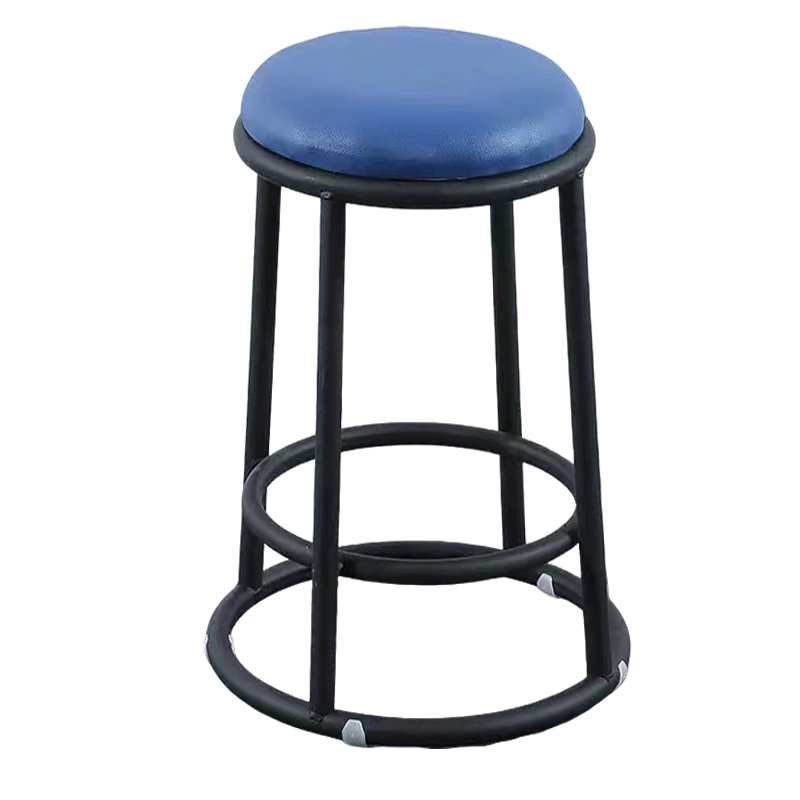 先围 高脚凳 黑炭钢架平面65cm高 个