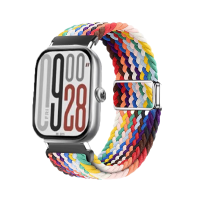 适用红米手表5表带磁吸滑扣编织尼龙回环手表带REDMI Watch5腕带3139B