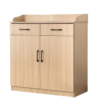 宜掌柜茶水柜80cm双门双抽个