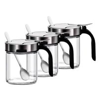 纳丽雅(Naliya)调料盒套装家用分装瓶厨房高端收纳盒罐子盐罐调料瓶调味料调味罐