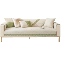 昕蓝梦 轻奢四季通用雪尼尔沙发垫沙发套罩 90*210cm 块