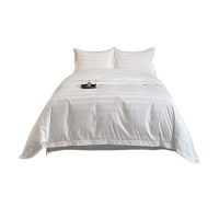 顾享家 缎条全棉三件套 GXJ-TS3018 套