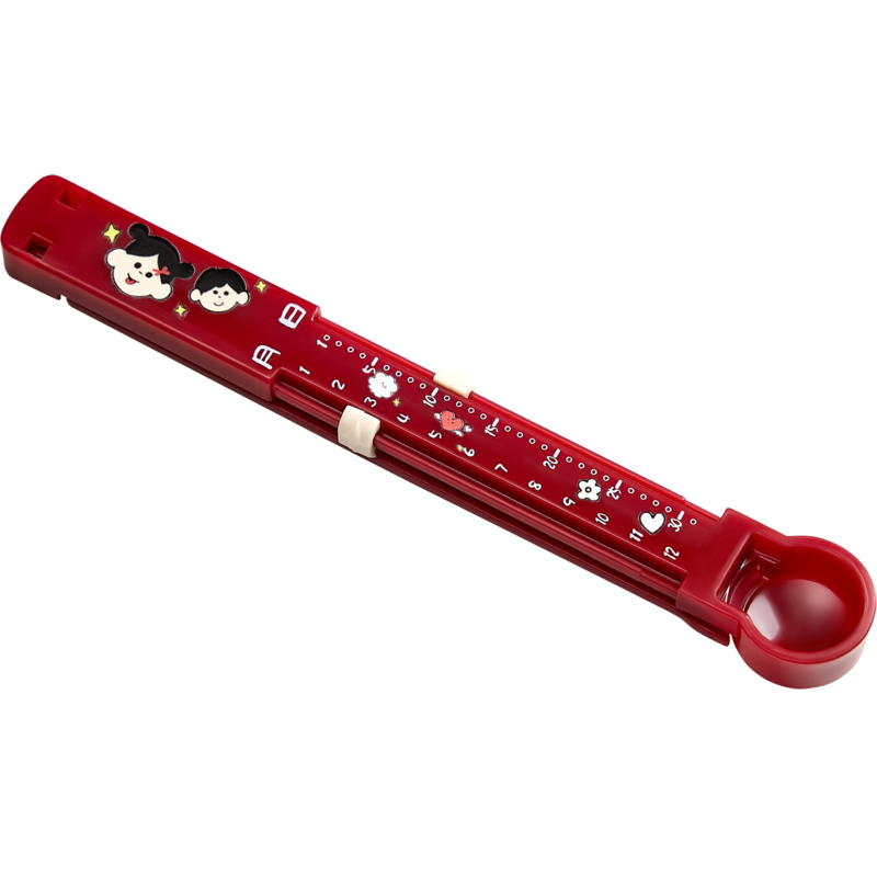 梵特 (红色)多巴胺零食密封神器塑料袋宿舍封口夹日期标度盘封口夹塑料