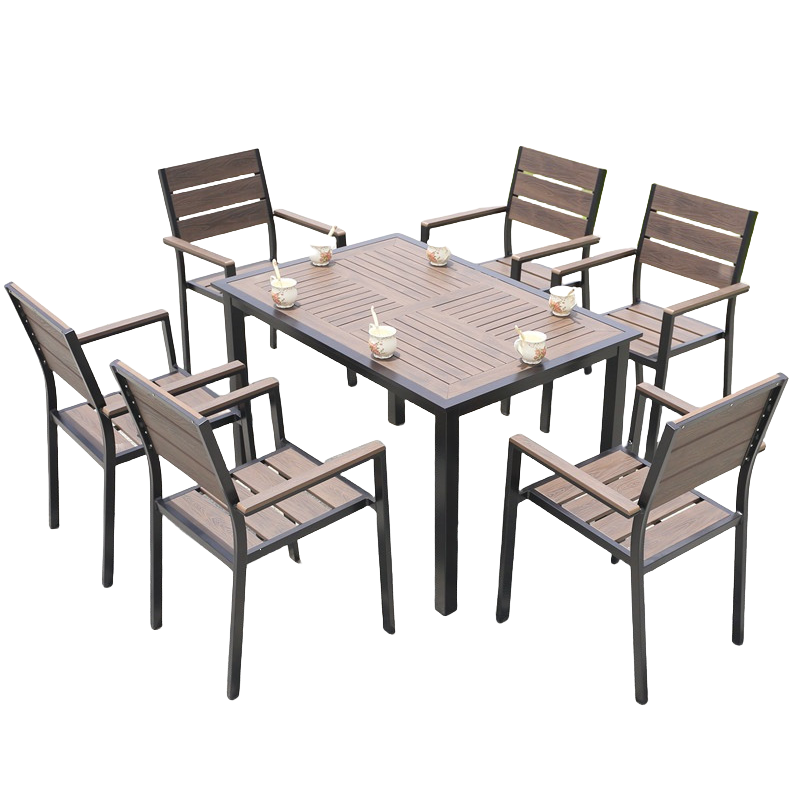 蕃蒂户外桌椅120*80cn长方桌套