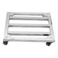 嘉众忆 不锈钢底座置物架60*55cm JZY-ZJ0823 个