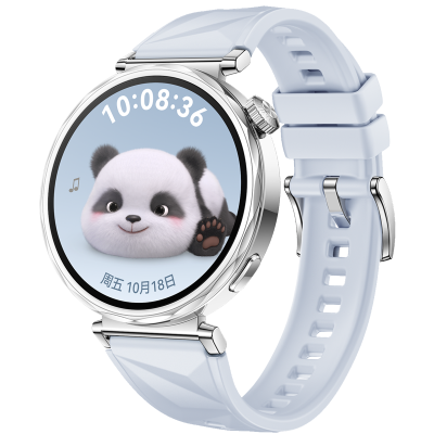 华为/HUAWEI WATCH GT5(41mm)冰晶蓝 氟橡胶表带 智能手表 蓝牙电话 腕上微信 健康监测 100+运动模式 5ATM防水 音乐播放 NFC公交门禁 无线充电