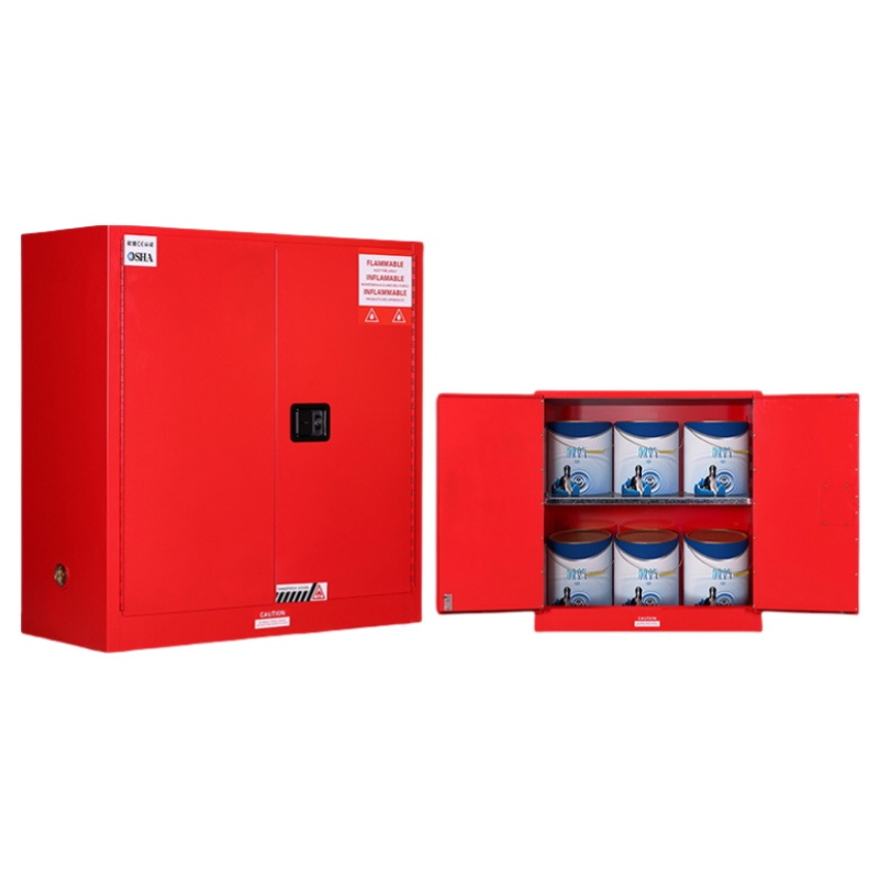 伟樽化学品存放柜30加仑红色1090*460*1120m台