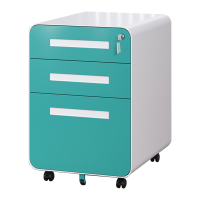 凌迪星钢制桌下柜390*500*600mm台