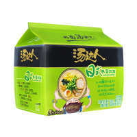 统一 方便面 汤达人 日式豚骨味方便面 五连包 125g*5袋/包*1包组方便面