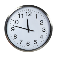 和居态 不锈钢圆形石英钟 20英寸 个