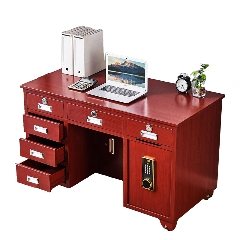 班龙保险办公桌1.3m六抽张