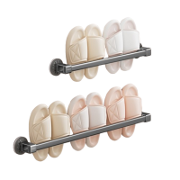 卡贝(cobbe)吸盘拖鞋架卫生间免打孔厕所壁挂置物架浴室沥水挂架收纳