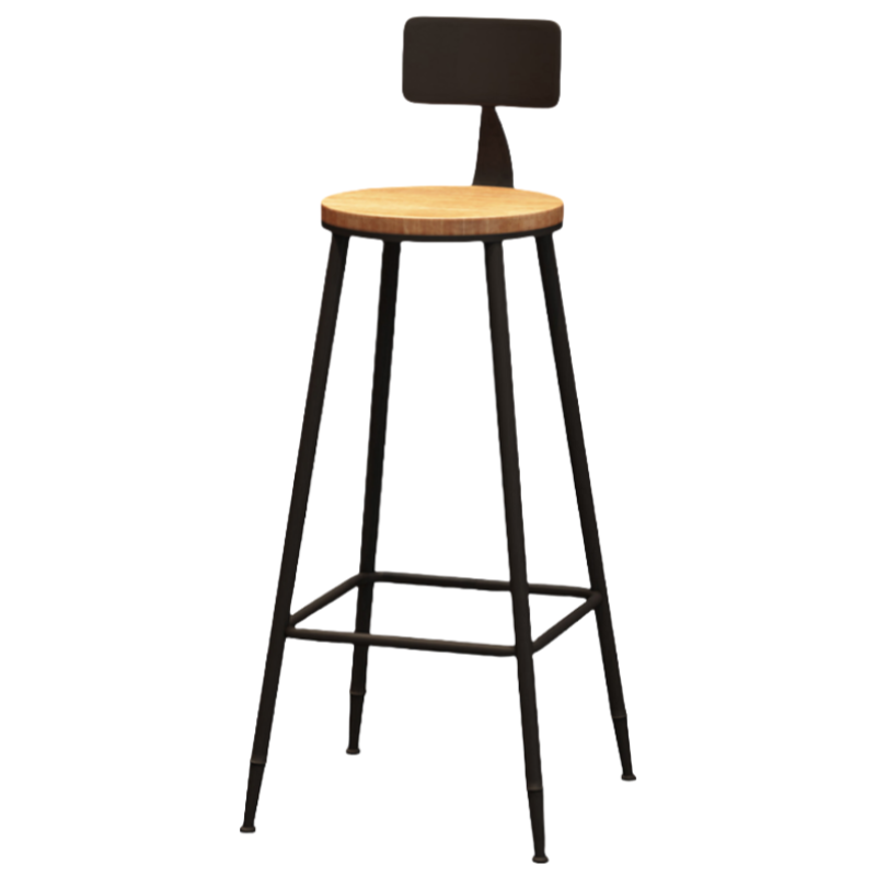 铭思达吧台椅实木把