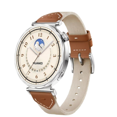 HUAWEI/华为 WATCH GT5 41mm 马鞍棕 棕色复合编织 玄玑感知系统 全新跑骑体验 情绪健康助手