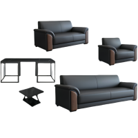 悦兴诚组合沙发192*78*81cm(1+2+3+茶台+方几)套