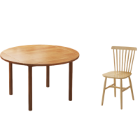 烁恒 圆桌 120*75cm含2椅 张