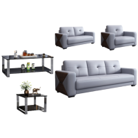 悦兴诚皮质沙发200*85*92cm(1+2+3+长茶几+方几)套