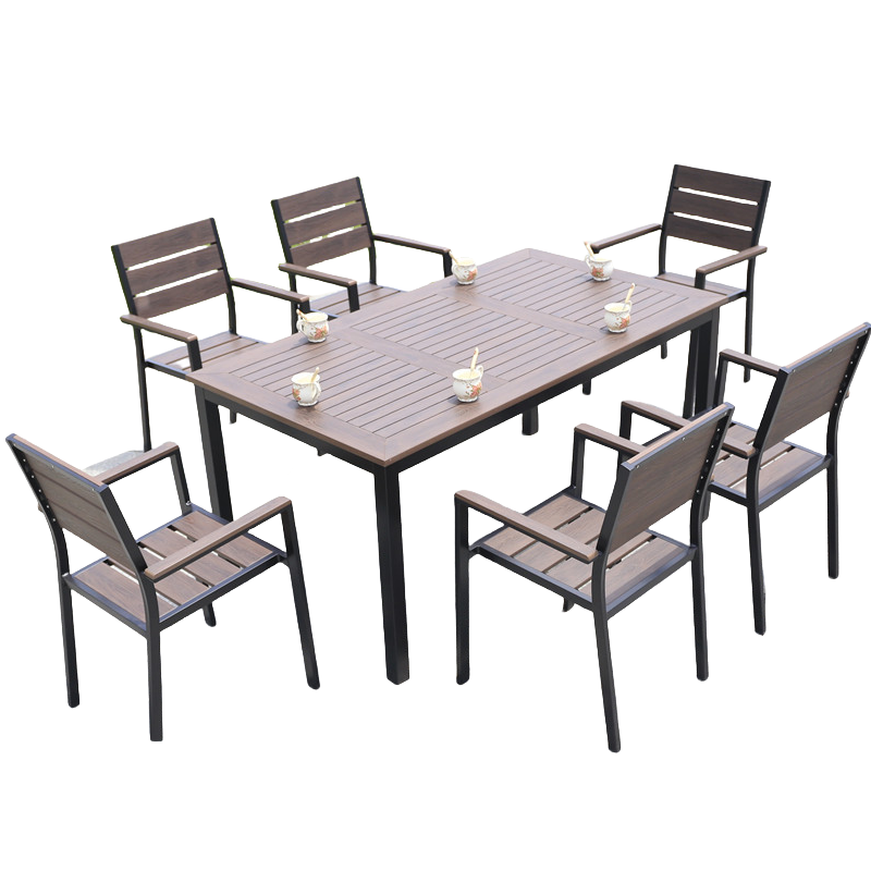 蕃蒂户外桌椅160*90长方桌套