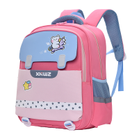 袋鼠威威 学生书包 送雨伞和双层卡通文具盒 XFH2323-2