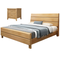 豫龙都 单人床+床头柜 1.5m套