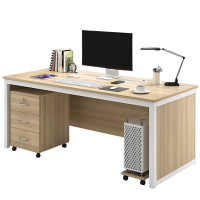 鑫龙悦老板桌1.4m含柜 张