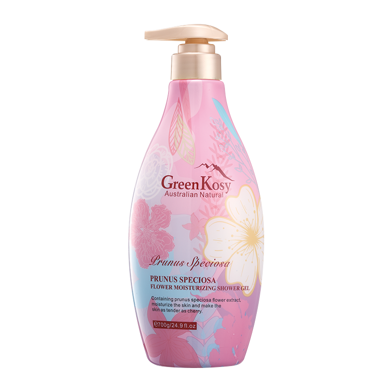 绿色溪谷沐浴露乳樱花保湿润肤女男护肤长久留香补水嫩肤香体 浪漫樱花保湿沐浴露700g