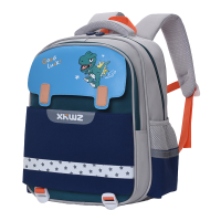 袋鼠威威 学生书包 送雨伞和双层卡通文具盒 XFH2323-1