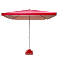 铁洋 红色四方户外遮阳雨棚 3.0*3.0 把