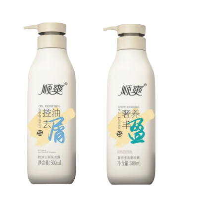 顺爽 控油去屑洗护套装 500ml*2 套