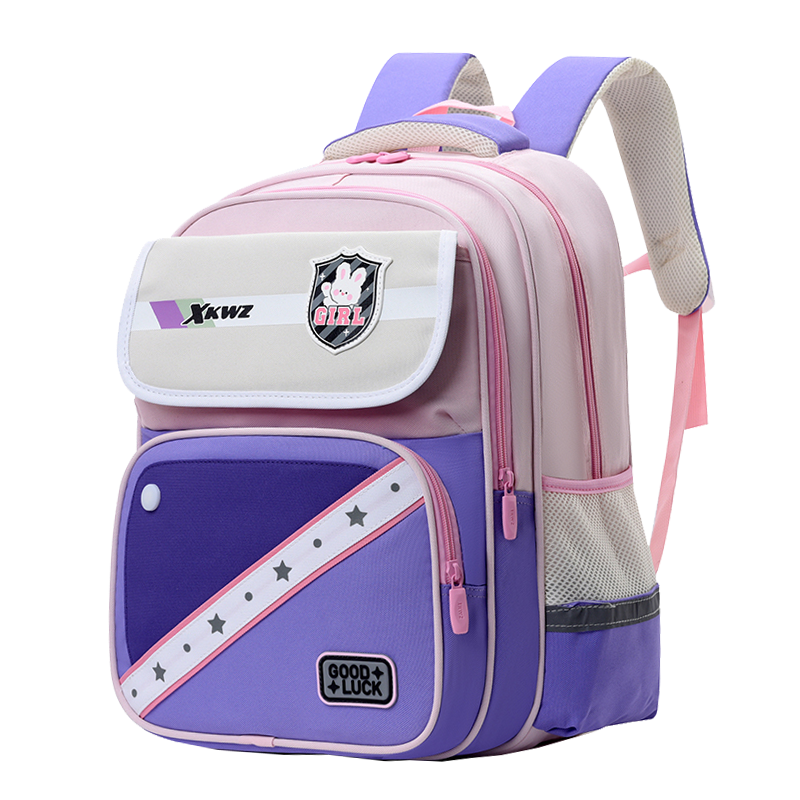 袋鼠威威 学生书包 送胶囊雨伞和文具套装 XFH2329-2