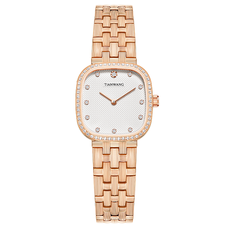 天王方胖子奢华真钻女表天然钻石手表ins风石英女士手表腕表31520