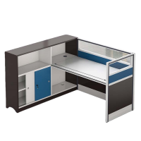 桃锦堂屏风工位单人+椅套