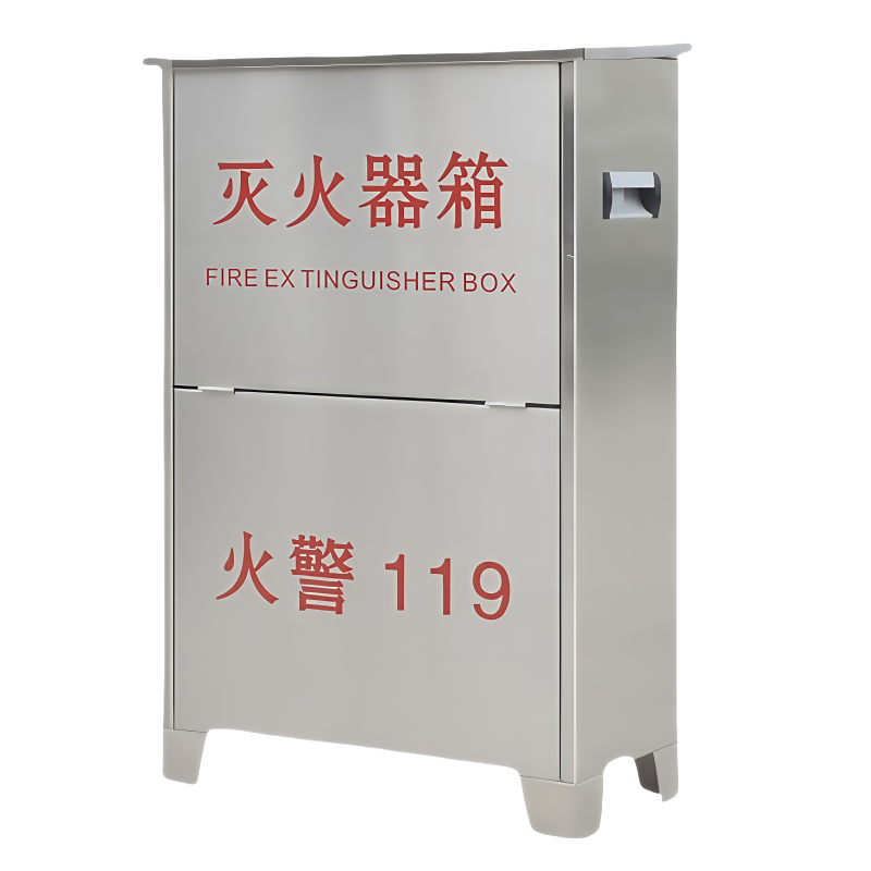 义尊 灭火器箱 不锈钢4kg*2 个