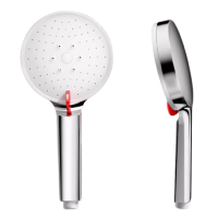 卡贝(cobbe)自洁手持花洒淋浴头免打孔防堵家用浴室除垢防堵莲蓬头