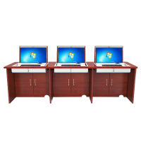 长裕兴 电脑翻转桌 三人位 张