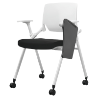 珂洋 培训椅 带写字板+轮 把