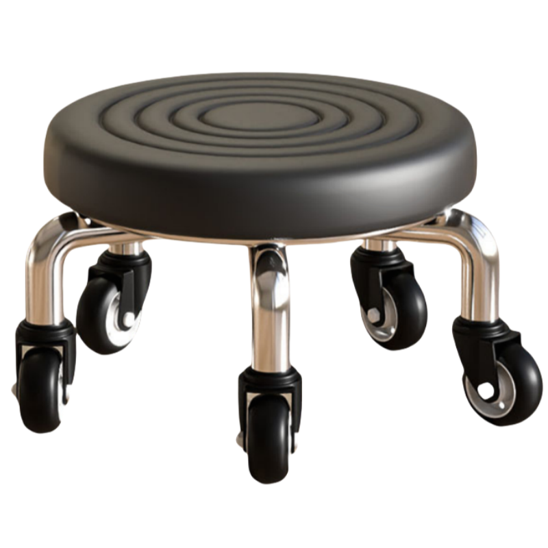 铭思达矮凳带滑轮个