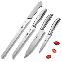 水果刀家用不锈钢高档瓜果刀切西瓜神器商用大号加长削皮小刀8177