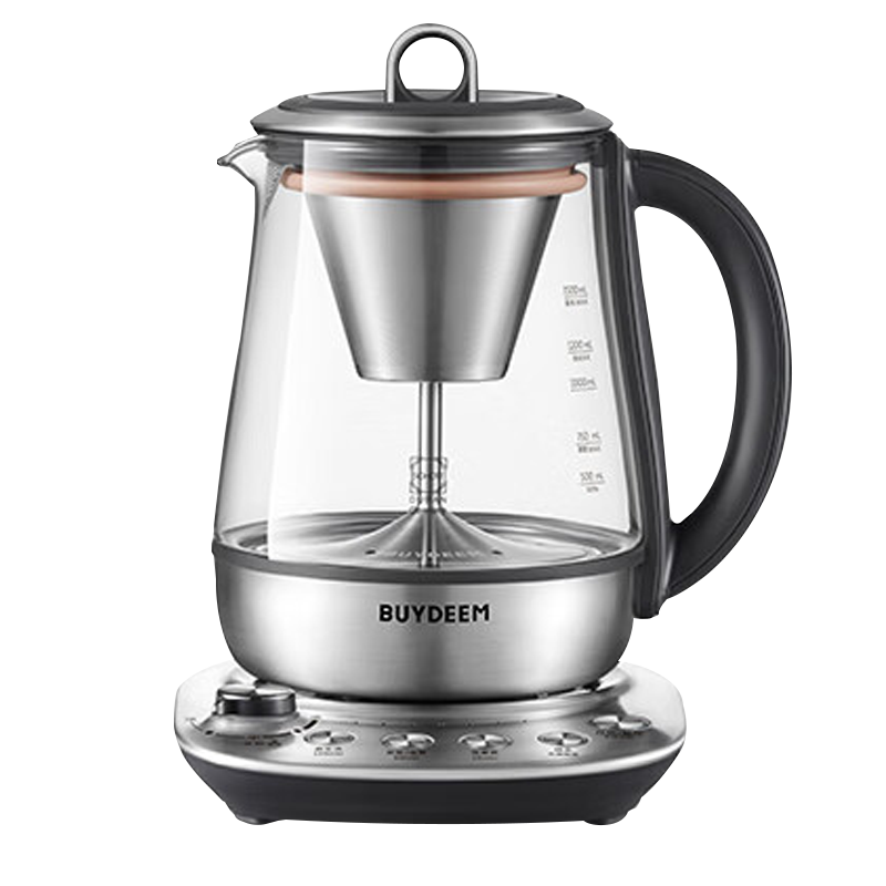 北鼎养生壶1.5L玻璃壶蒸汽萃取全自动恒温大容量烧水壶K176