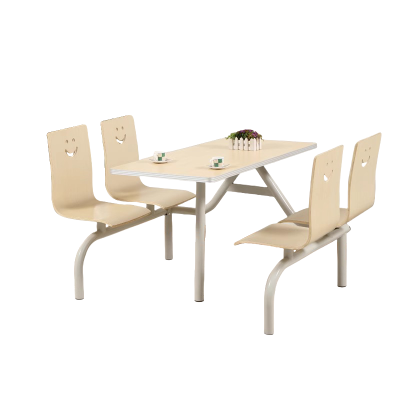 鑫龙悦连体餐桌白架张