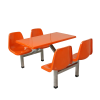 合祥源 连体餐桌椅组合 1100*600*750mm QX-CZ07 单位:张