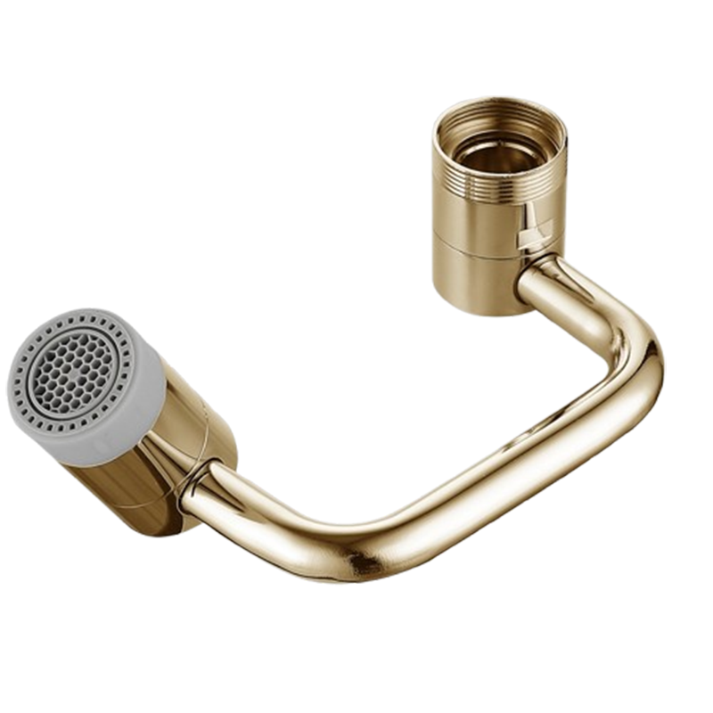 如华福禄水龙头延伸器可旋转出水起泡器机械臂万向延伸水嘴延长接头