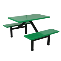 宜掌柜连体餐桌1.2米四人位套