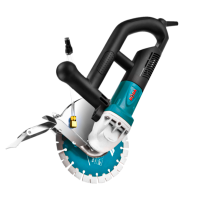 博大轻型大功率多功能无刷开槽机无尘切割机水电工混凝土切割神器