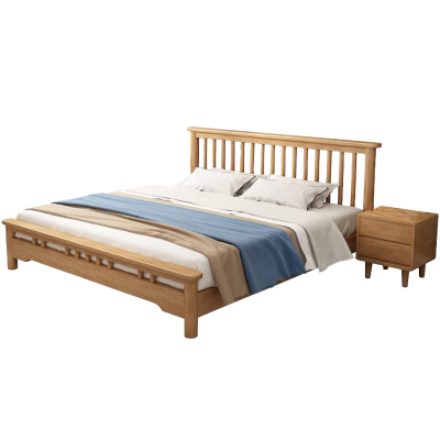 铭羽洋E1床1.2m+床头柜套