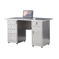 翼澜 不锈钢 电脑桌 1.2m 张