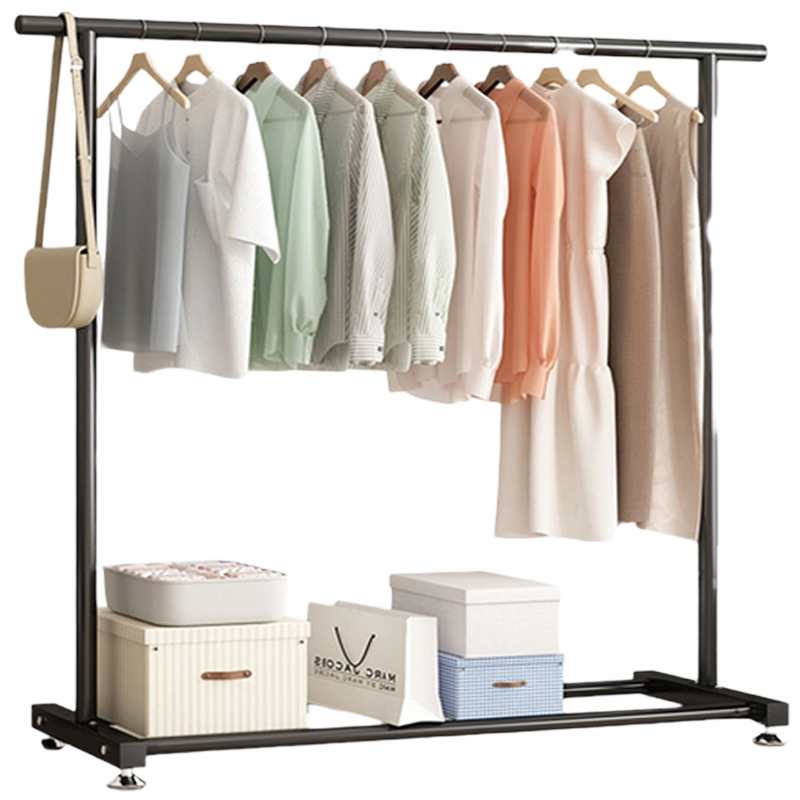 班龙挂衣晾衣架1.2m黑个