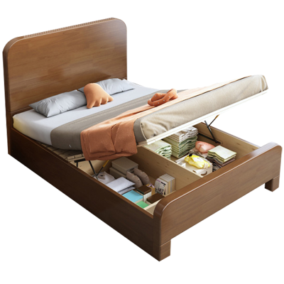 班龙气压床1.2*2.0米胡桃色张