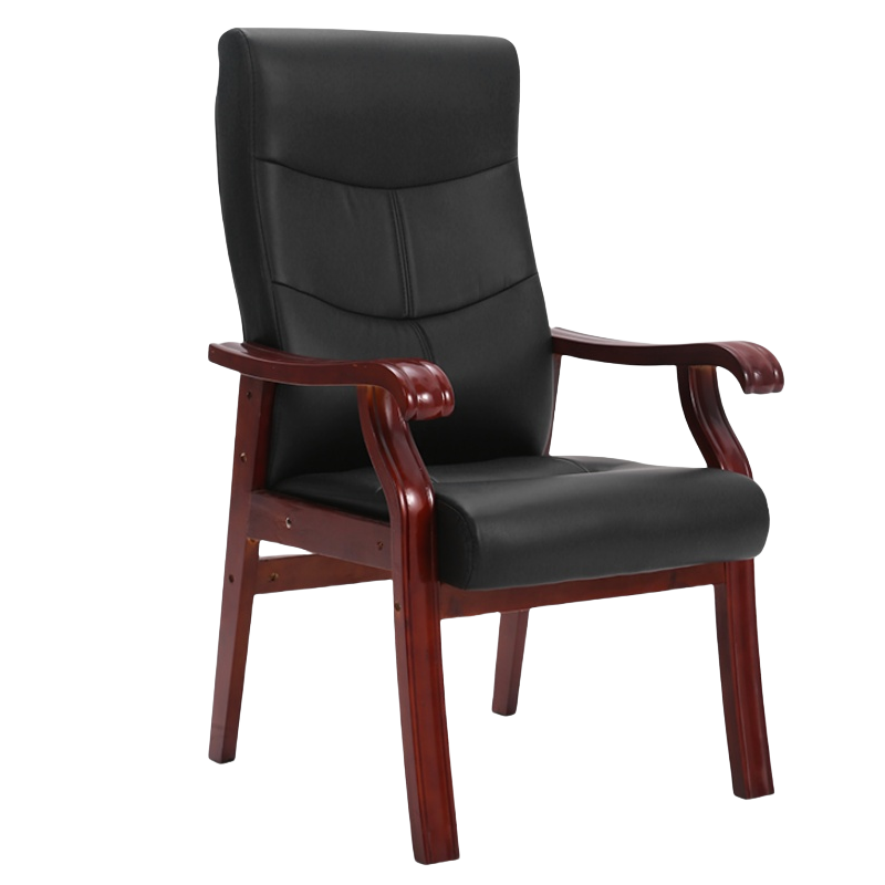 豫龙都会议椅牛皮把