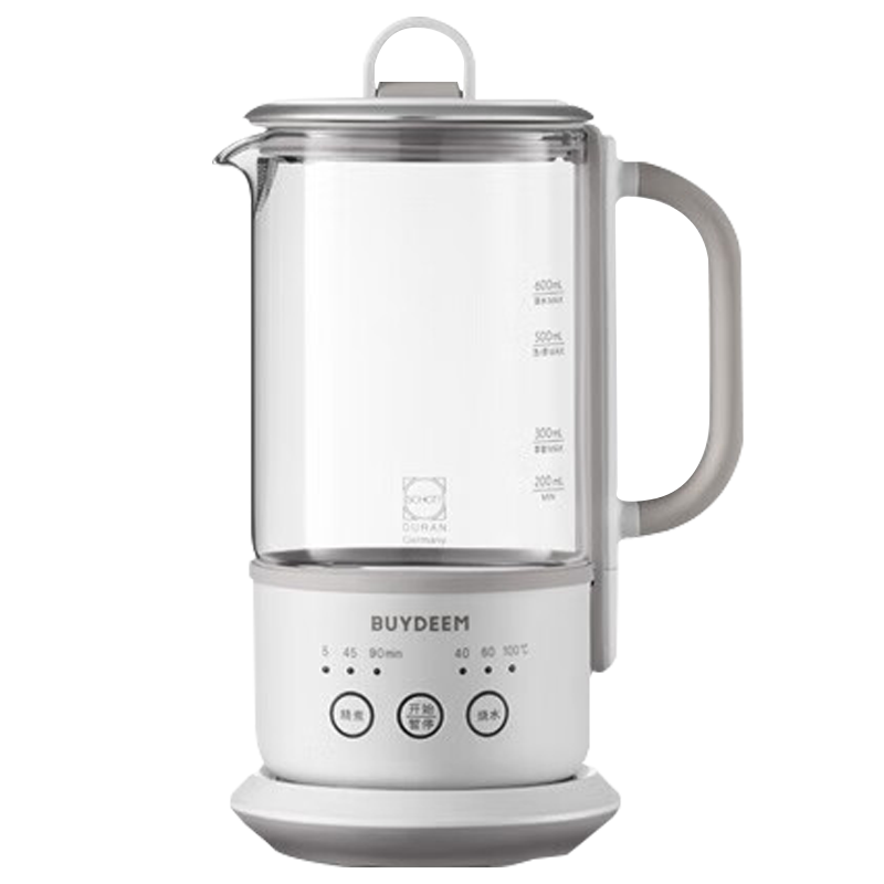 北鼎养生壶0.6L玻璃壶多功能保温壶煮茶器K36(颜色随机)